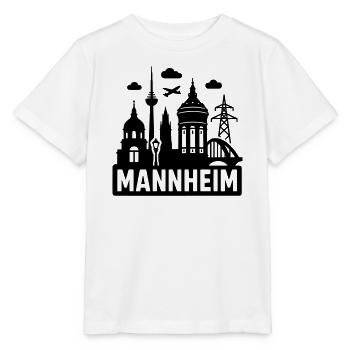 Mannheim Silhouette - T-shirt bio MINI CREATOR Stanley/Stella Enfant - blanc - Devant - Maike (125cm)