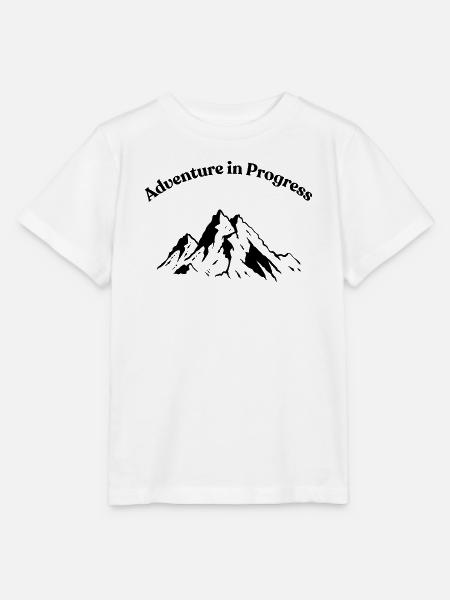 Adventure in Progress – Unterwegs - Stanley/Stella Kinder T-Shirt MINI CREATOR  - Weiß