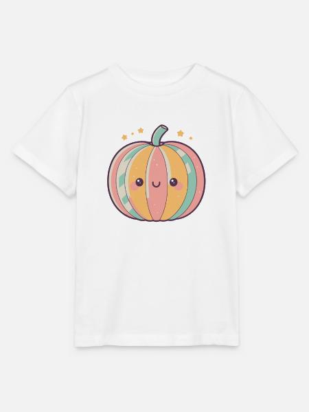 Pastell Kawaii Kürbis Komfort - Stanley/Stella Kinder T-Shirt MINI CREATOR - Weiß
