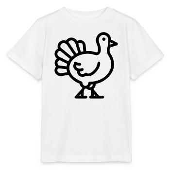 turkey - Stanley/Stella MINI CREATOR Kids’ T-Shirt - white - Front - Maike (125cm)