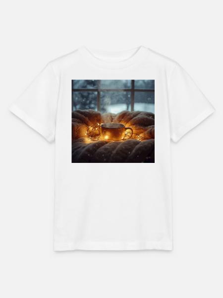 Cozy Winter Vibes - Stanley/Stella Kinder T-Shirt MINI CREATOR - Weiß