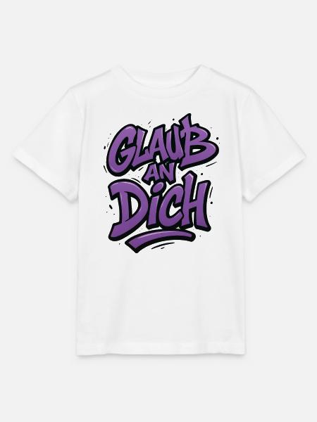 Glaub an Dich Graffiti - Stanley/Stella Kinder T-Shirt MINI CREATOR - Weiß