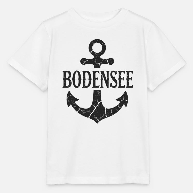 Anker Bodensee Urlaub Schiff - Stanley/Stella Kinder T-Shirt MINI CREATOR  - Weiß