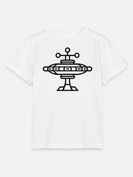 Raumstation - Stanley/Stella Kinder T-Shirt MINI CREATOR  - Weiß
