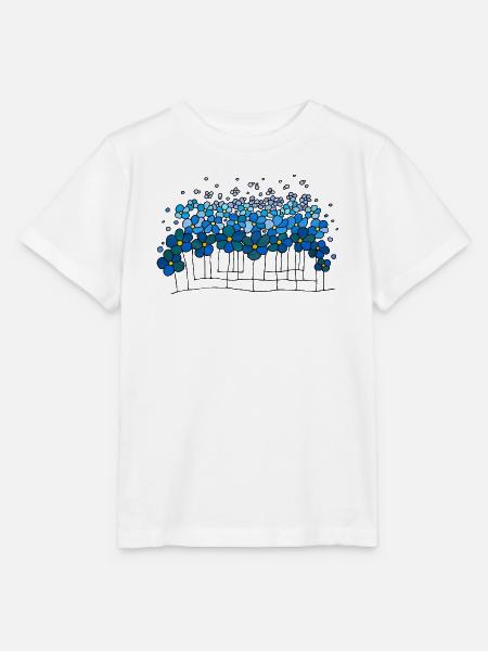 Blumen - Stanley/Stella Kinder T-Shirt MINI CREATOR  - Weiß