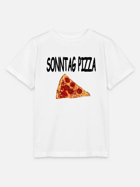 Pizza - Stanley/Stella Kinder T-Shirt MINI CREATOR - Weiß