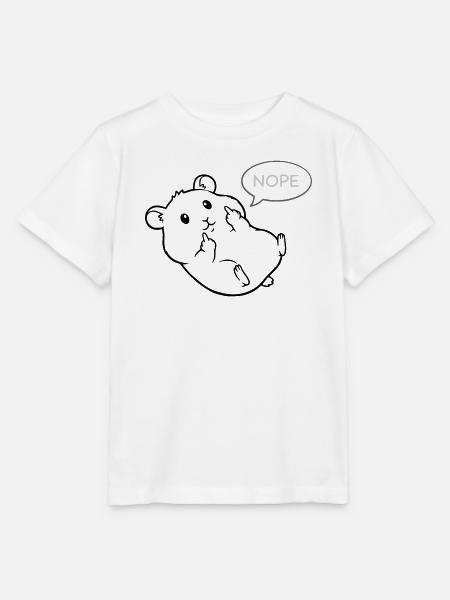 Faul Hamster Hamsterliebhaber Hamsterbesitzer - Stanley/Stella Kinder T-Shirt MINI CREATOR  - Weiß