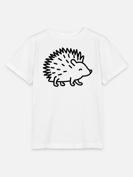 Stachelschwein - Stanley/Stella Kinder T-Shirt MINI CREATOR - Weiß