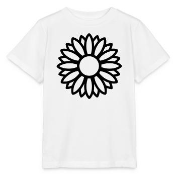 Sonnenblume - Stanley/Stella Kinder T-Shirt MINI CREATOR  - Weiß - Vorne - Maike (125cm)