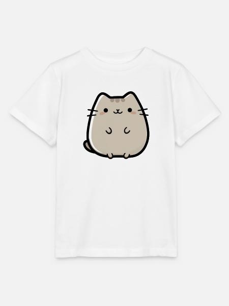 süße kleine Chibi-Katze - Stanley/Stella Kinder T-Shirt MINI CREATOR  - Weiß