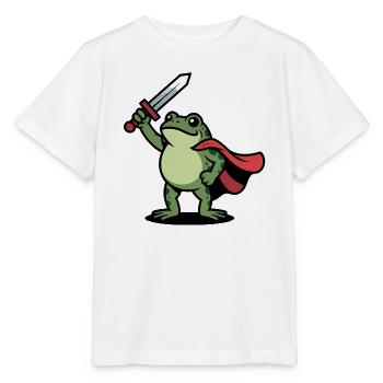 Portland Resist Frog - USA Protest T-Shirt - Stanley/Stella Kinder T-Shirt MINI CREATOR  - Weiß - Vorne - Maike (125cm)