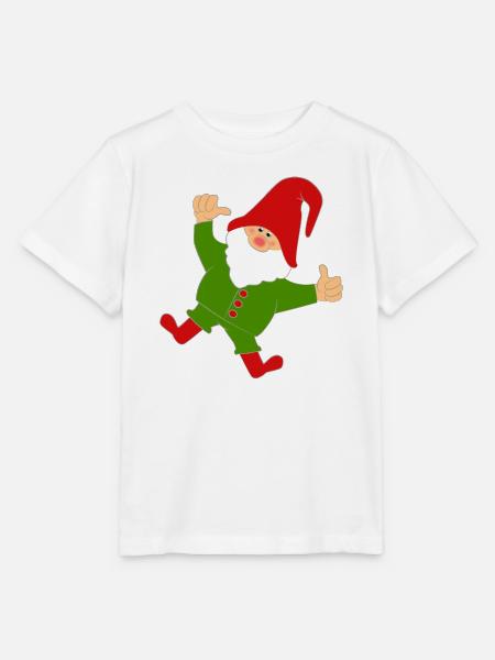 Tanzender Wichtel - Stanley/Stella Kinder T-Shirt MINI CREATOR - Weiß