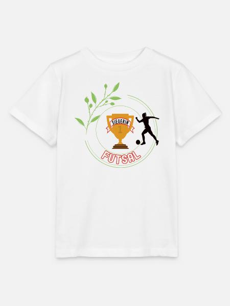 Futsal Siegerin Gewinner Turnier Meisterschaft - Stanley/Stella Kinder T-Shirt MINI CREATOR  - Weiß