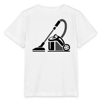 Støvsuger Symbol Rengøringsfirma - Stanley/Stella T-shirt MINI CREATOR til børn - hvid - Foran - Maike (125cm)