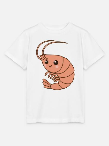 Garnele Shrimp - Stanley/Stella Kinder T-Shirt MINI CREATOR - Weiß