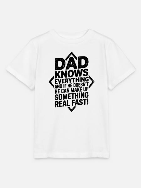 Lustiges Vater-Zitat Vater-Humor - Stanley/Stella Kinder T-Shirt MINI CREATOR  - Weiß