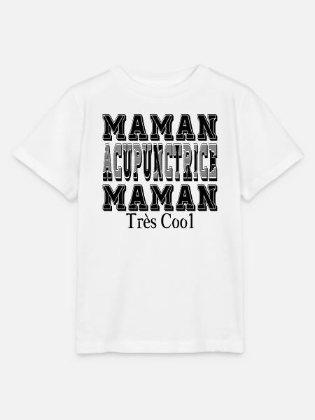 Akupunkteur Mama sehr coole Mama - Stanley/Stella Kinder T-Shirt MINI CREATOR - Weiß