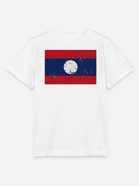 Laos Laos - Stanley/Stella Kinder T-Shirt MINI CREATOR - Weiß