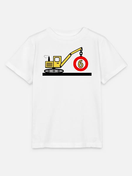 Bagger - Stanley/Stella Kinder T-Shirt MINI CREATOR  - Weiß