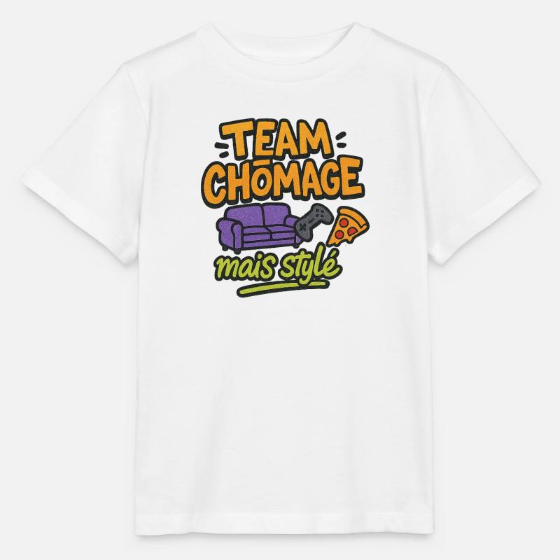 Arbeitsloses, aber stylisches Team - Stanley/Stella Kinder T-Shirt MINI CREATOR - Weiß