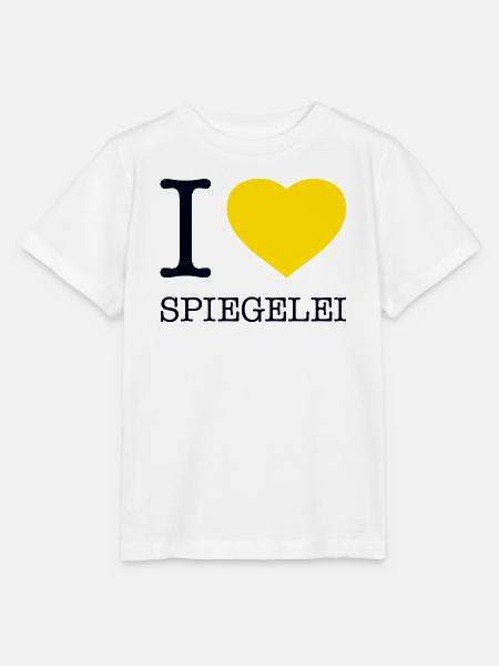 I love Spiegelei - Stanley/Stella Kinder T-Shirt MINI CREATOR - Weiß