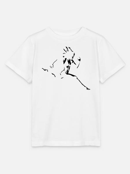Läuferin - Stanley/Stella Kinder T-Shirt MINI CREATOR  - Weiß