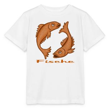 Zodiac sign Pisces - Stanley/Stella MINI CREATOR Kids’ T-Shirt - white - Front - Maike (125cm)