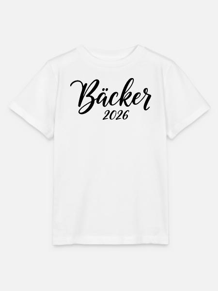 Bäcker 2026 – Handwerksdesign - Stanley/Stella Kinder T-Shirt MINI CREATOR  - Weiß