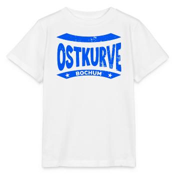 Bochumer Stadion Ostkurve Hoodie, Leidenschaft pur - Stanley/Stella Kinder T-Shirt MINI CREATOR  - Weiß - Vorne - Maike (125cm)