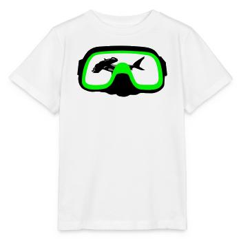 Taucherbrille - Stanley/Stella Kinder T-Shirt MINI CREATOR  - Weiß - Vorne - Maike (125cm)