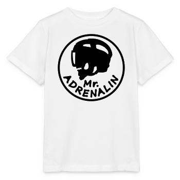Mr. Adrenalin Eishockey - Stanley/Stella Kinder T-Shirt MINI CREATOR  - Weiß - Vorne - Maike (125cm)