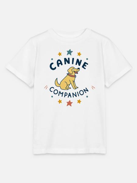 Regenbogen-Begleithund - Stanley/Stella Kinder T-Shirt MINI CREATOR  - Weiß