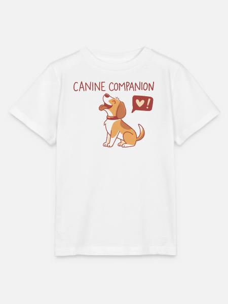 Canine Companion Farbe Joy - Stanley/Stella Kinder T-Shirt MINI CREATOR  - Weiß
