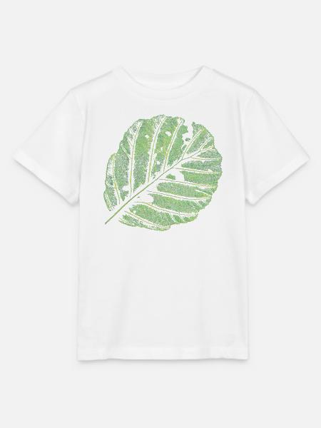 Blatt / Erle - Stanley/Stella Kinder T-Shirt MINI CREATOR  - Weiß