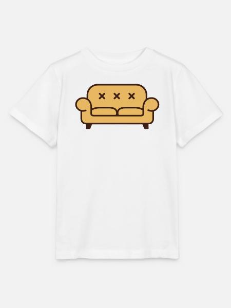 Sofa mit X-Augen - Pop-Art - Stanley/Stella Kinder T-Shirt MINI CREATOR  - Weiß