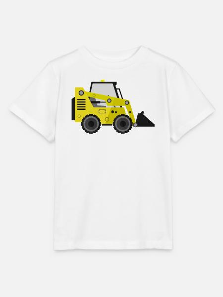Bagger - Stanley/Stella Kinder T-Shirt MINI CREATOR  - Weiß