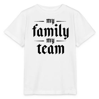 Mon équipe familiale dit - T-shirt bio MINI CREATOR Stanley/Stella Enfant - blanc - Devant - Maike (125cm)