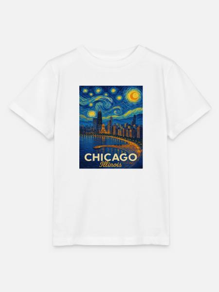 Chicago Illinois - Stanley/Stella Kinder T-Shirt MINI CREATOR - Weiß