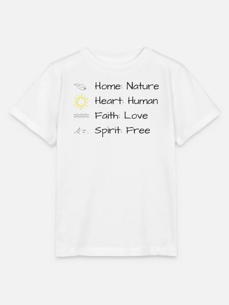 Verbunden mit allem - Stanley/Stella Kinder T-Shirt MINI CREATOR  - Weiß