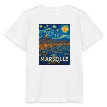 Marseille, France - Stanley/Stella MINI CREATOR Kids’ T-Shirt - white - Front - Maike (125cm)