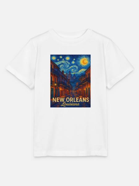 New Orleans Louisiana - Stanley/Stella Kinder T-Shirt MINI CREATOR  - Weiß