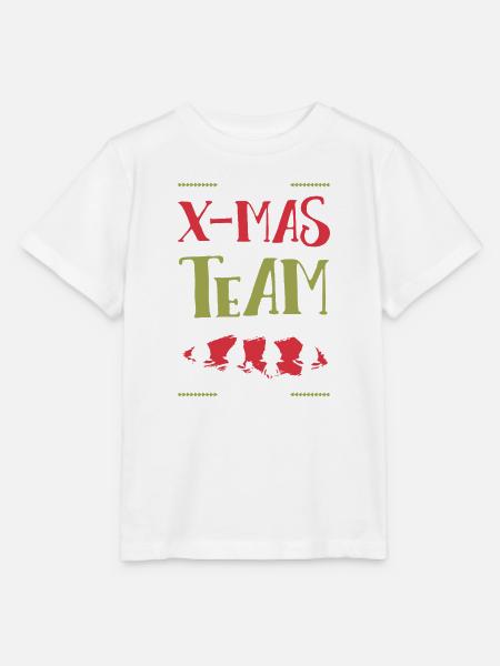 X-Mas Team - Stanley/Stella Kinder T-Shirt MINI CREATOR - Weiß
