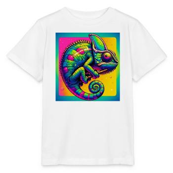 chameleon - Stanley/Stella MINI CREATOR Kids’ T-Shirt - white - Front - Maike (125cm)