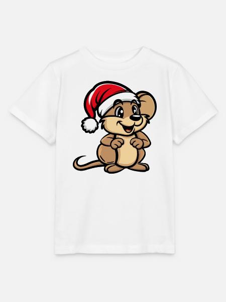 Hahn Weihnachten - Stanley/Stella Kinder T-Shirt MINI CREATOR - Weiß
