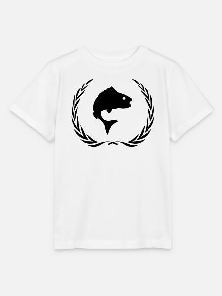 Fisch Symbol Kranz - Stanley/Stella Kinder T-Shirt MINI CREATOR  - Weiß