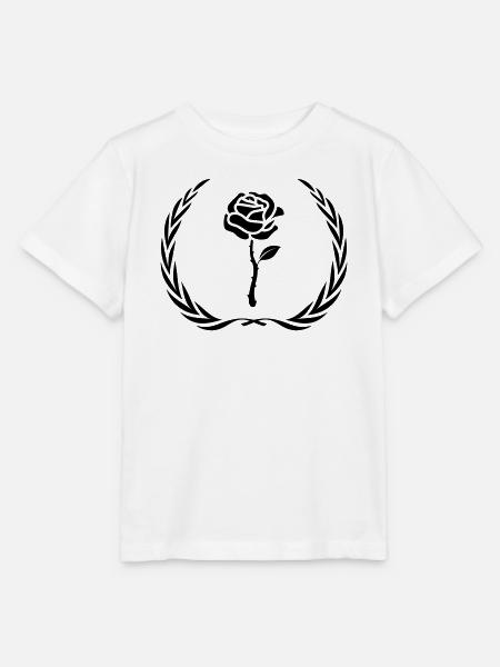 Rose Symbol Kranz - Stanley/Stella Kinder T-Shirt MINI CREATOR - Weiß