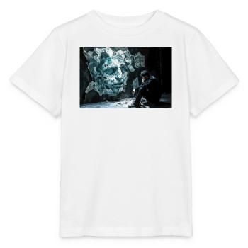 Felsgesicht und Nachdenklicher Mann - Stanley/Stella Kinder T-Shirt MINI CREATOR  - Weiß - Vorne - Maike (125cm)