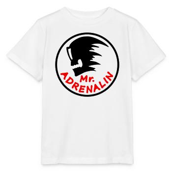Mr. Adrenalin - Stanley/Stella Kinder T-Shirt MINI CREATOR  - Weiß - Vorne - Maike (125cm)