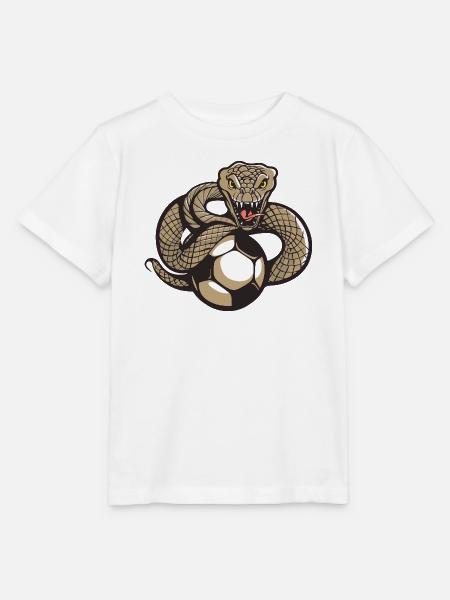 Kobra Fußball - Stanley/Stella Kinder T-Shirt MINI CREATOR - Weiß