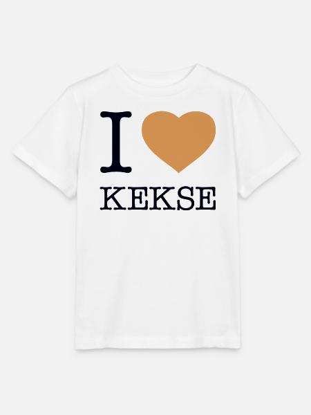 I love Kekse - Stanley/Stella Kinder T-Shirt MINI CREATOR  - Weiß